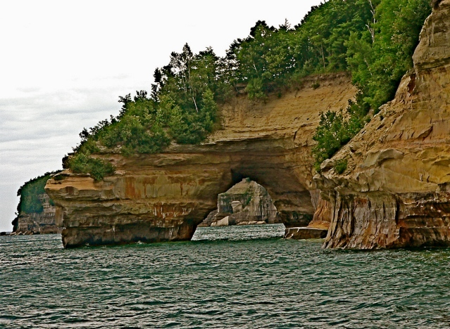 Natural Arch, Shore of Lake Superior